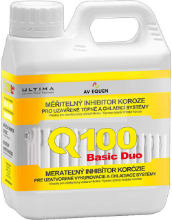 AV EQUEN Q 100 BASIC DUO inhibítor korózie 1l, merateľný, pre vykurovacie a chladiace systémy